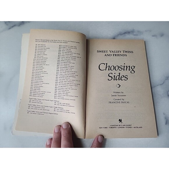 Choosing Sides by Francine Pascal and Jamie Suzanne (1987, Digest Paperback) - Picture 3 of 10